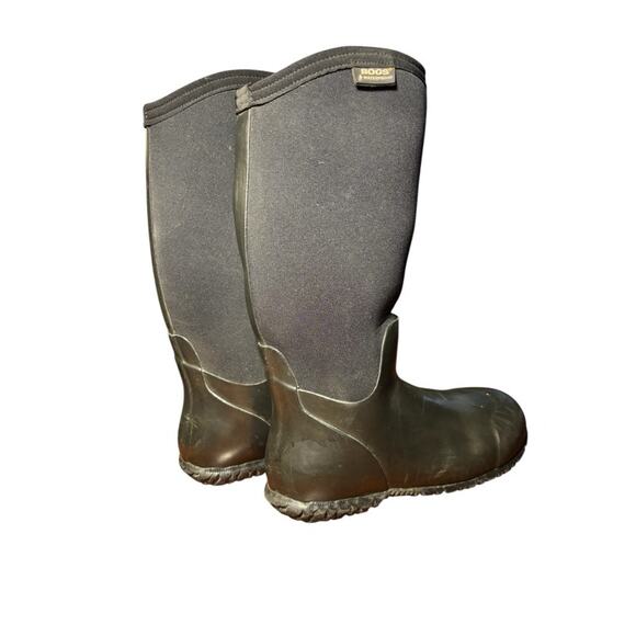 Bogs Classic Tall Boots Black Women's Size 6 Muck Farm Waterproof NeoTech Rubber - Picture 4 of 10